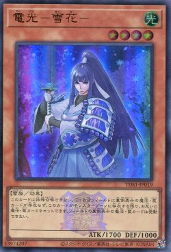 画像1: 【特価品】電光－雪花－（ロゴ有） TDS1-JP019（ウルトラレア）