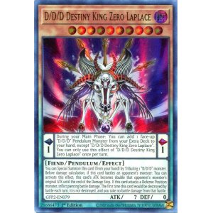 画像: 【特価品】英語版 DDD運命王ゼロ・ラプラス GFP2-EN079 1st（ウルトラレア）