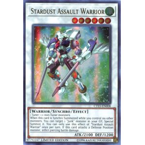 画像: 【特価品】英語版 スターダスト・アサルト・ウォリアー CT15-EN008 1st（ウルトラレア）